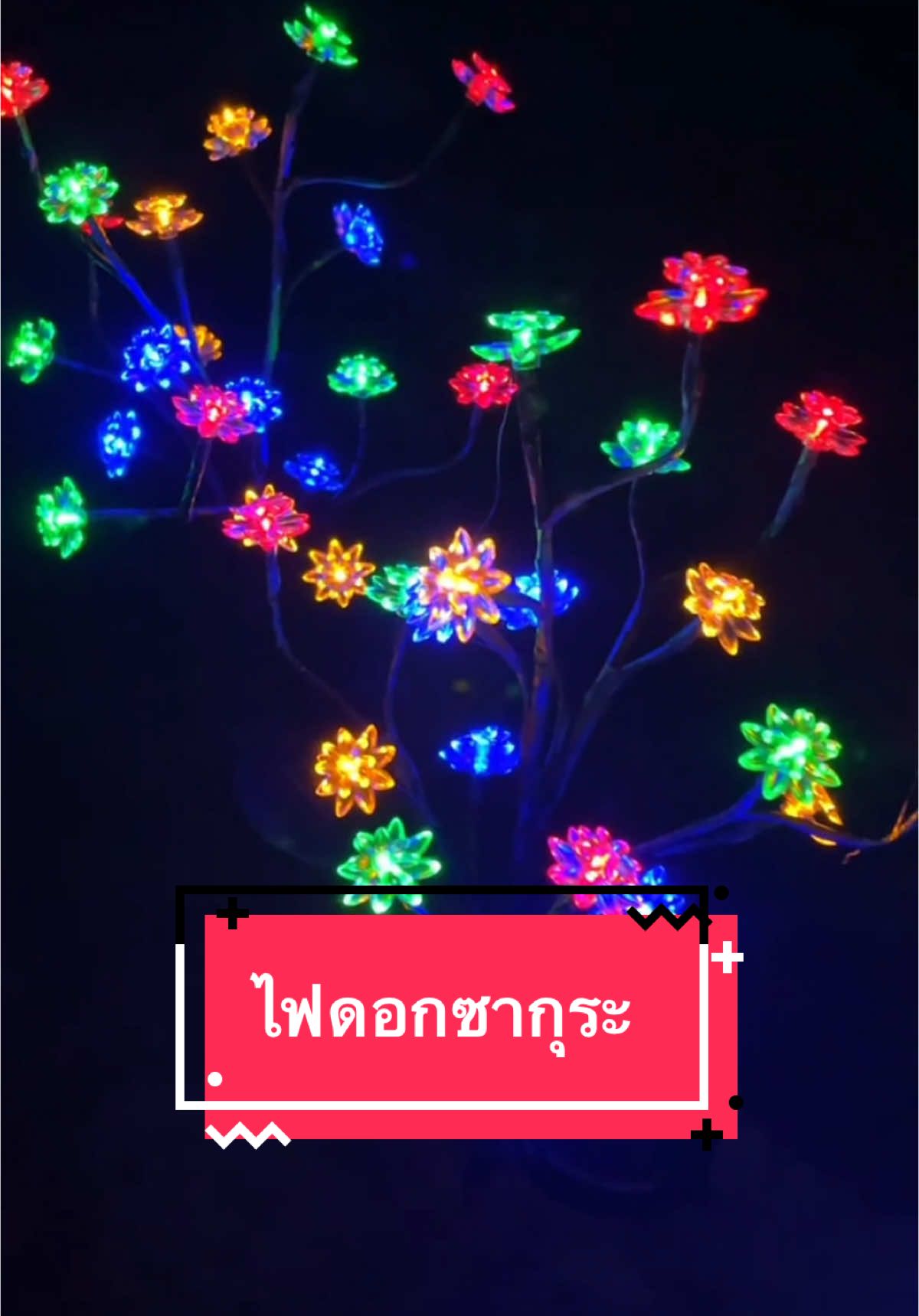 💐ไฟพลังงานแสงอาทิตย์ สีสันสวยงาม ใช้งานคุ้ม ไม่ต้องต่อสายไฟ ไฟติดนาน8-10 ชม ค่าไฟ0บาท #ไฟดอกซากุระ #รีวิวไฟโซล่าเซลล์ #ไฟตกแต่งโซล่าเซลล์ #ไฟปักสนามโซล่าเซลล์ #ชั้นg 