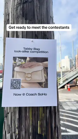 Who’s taking first place? Vote for The Tabby Bag of your choice in the comments #CoachNY 