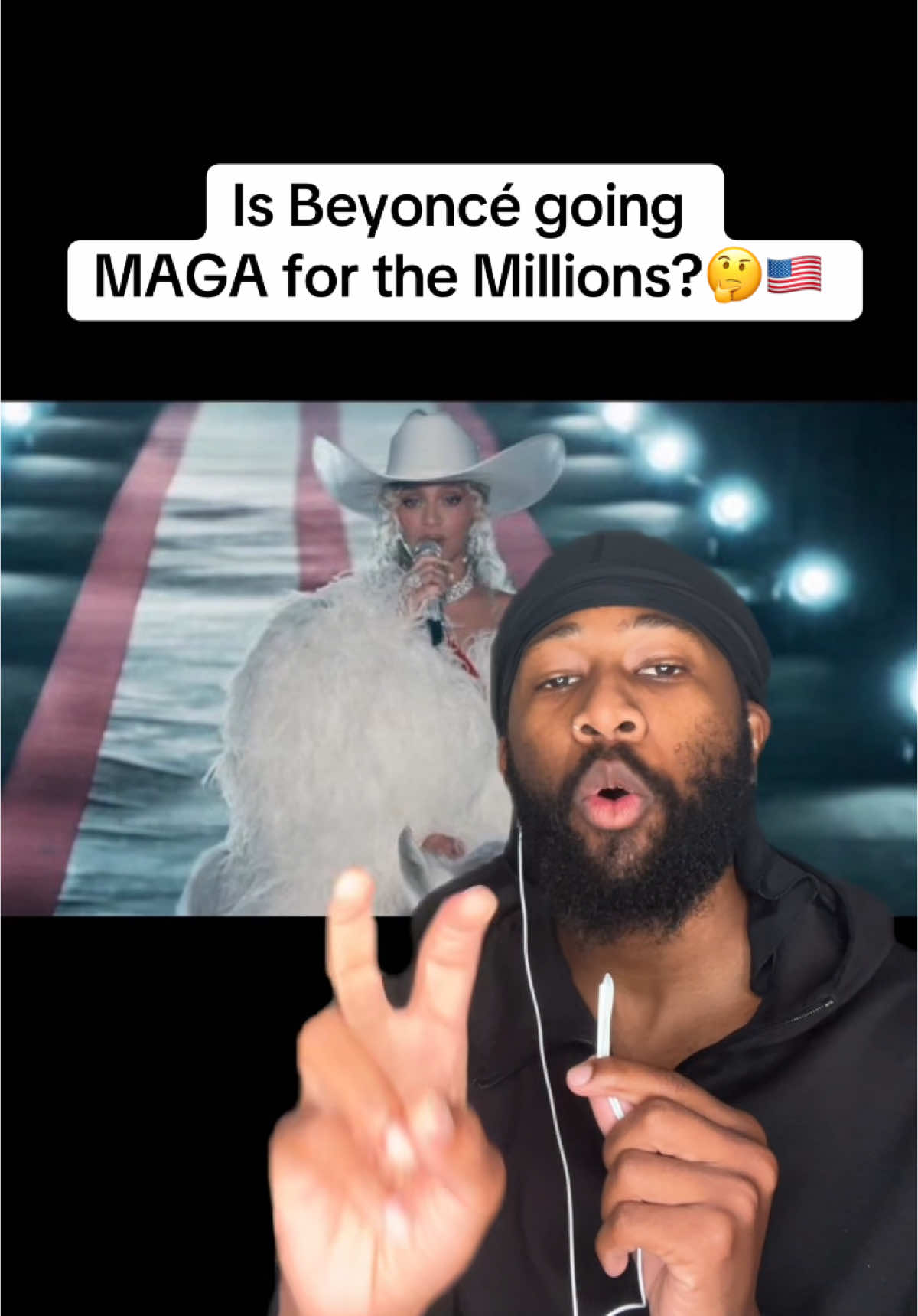 Is Beyoncé going MAGA???🤔🇺🇸 #maga #america #trump #trump2024