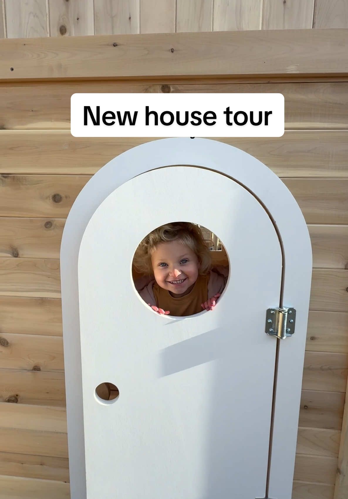 We got the girls their dream house😭 this is from @CedarWorks Playsets and we are freaking out we love it so much #merrychristmas 