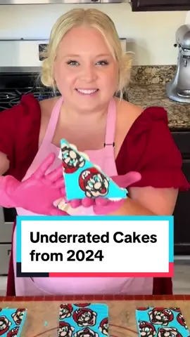 Which one was your favorite?!  #cake #cakedecorating #art #cartoonart #cartooncake #mlp #spongebob #mario 