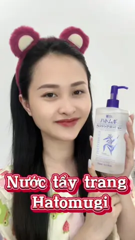 Nước tẩy trang Hatomugi #xuhuong #trending #taytrang #nuoctaytrang #hatomugi 