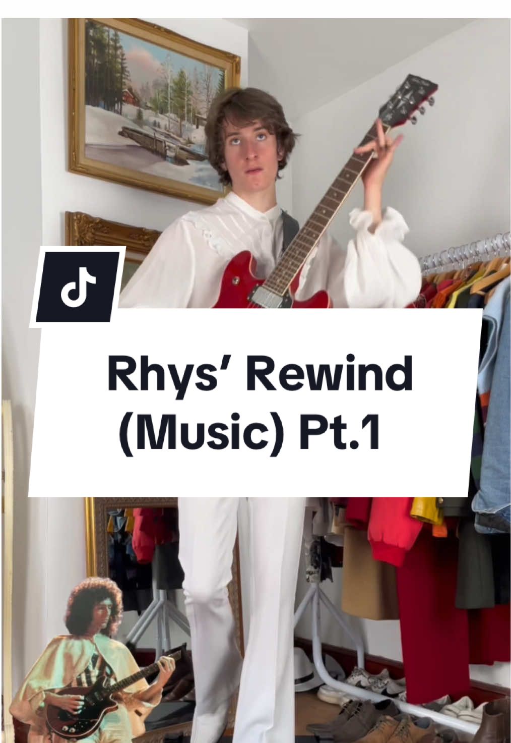 Rhys’ Rewind Pt.1 (Music) #thebeatles #queen #arcticmonkeys #davidbowie #musicinspiredclothing #inspiredoutfits #rhystrinder #fyp 