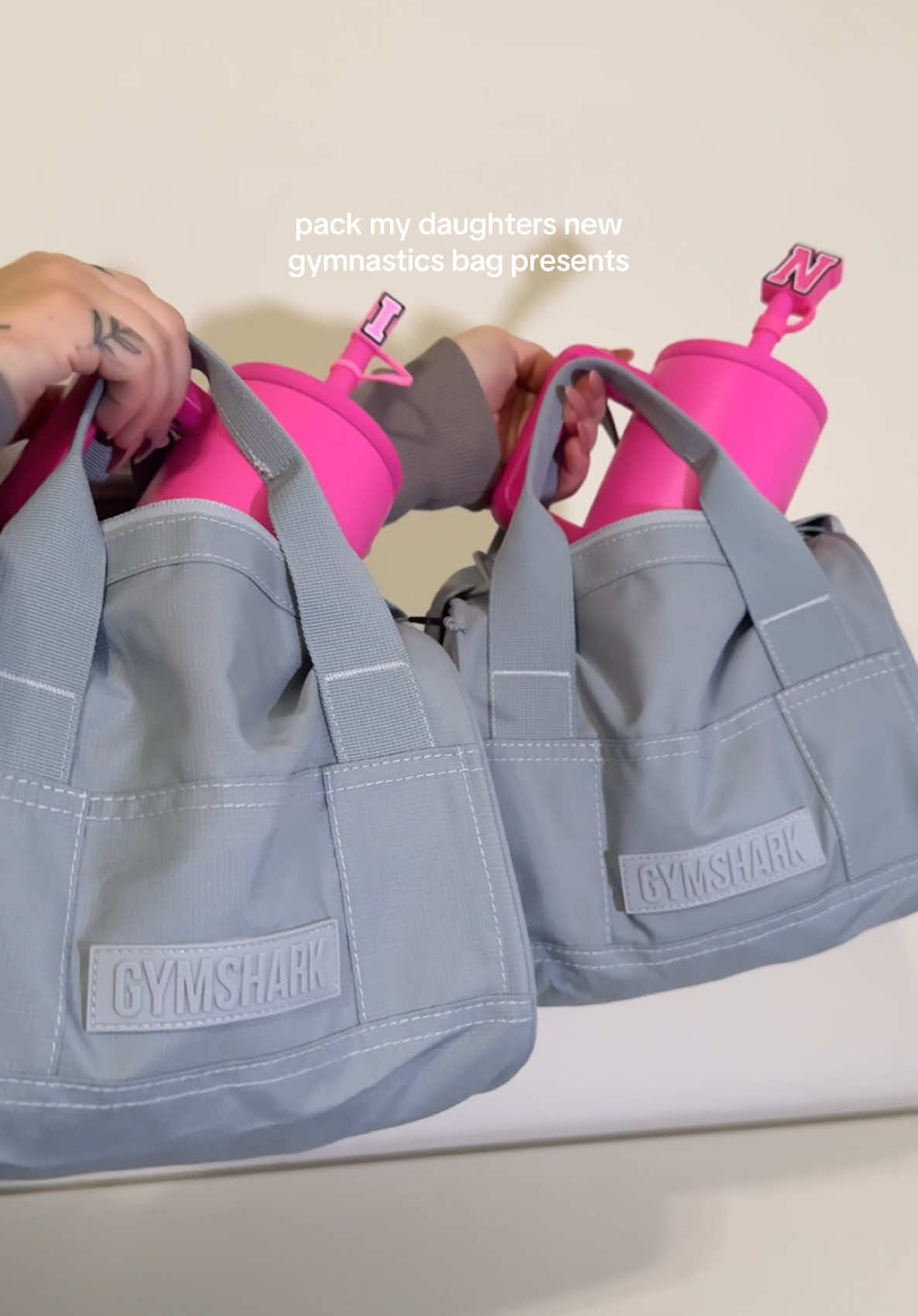 @Gymshark ‘s mini bags are so cute 😭 the girls LOVED them. code AUBRIE10 🫶🏼