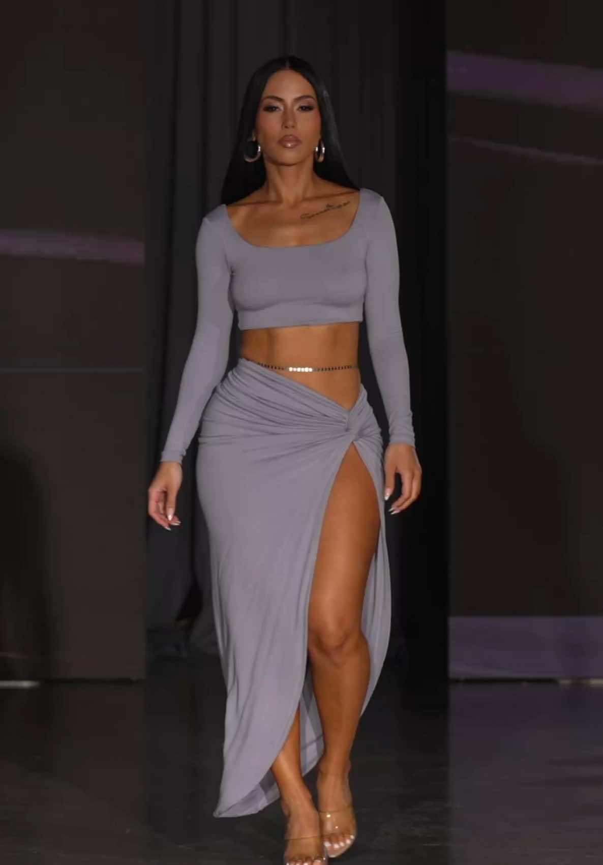 She’s a goddess 🤍 #fyp #fypシ #Runway #fashion #trending 
