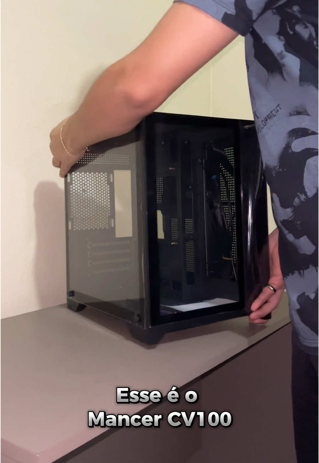 Já conhece o marcar CV100 ? #mancer #cv100 #midtower #pcgamer #rgb #gamer #pc