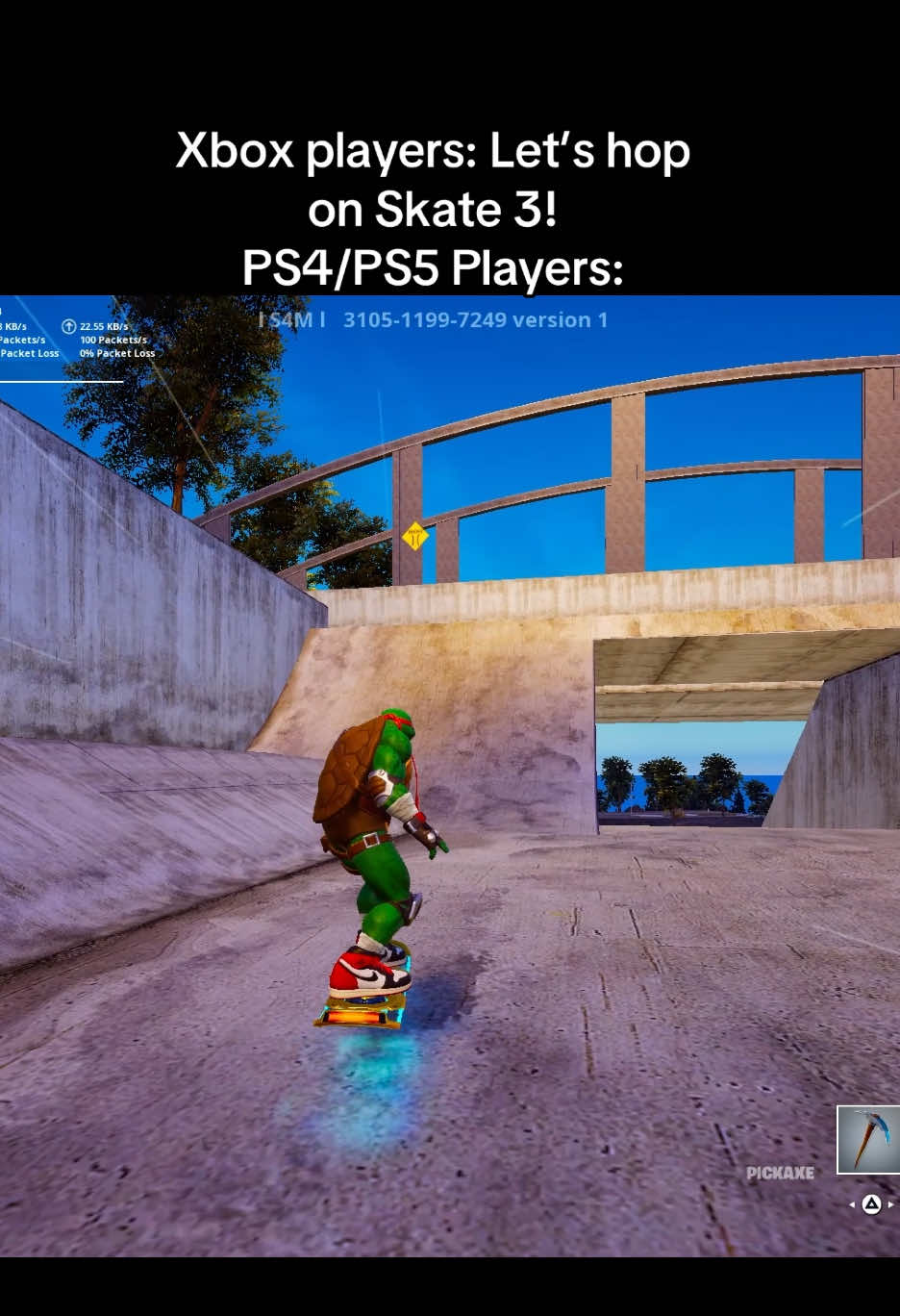 PC Players: 🗿. (Map created by @S4M ) #Fortnite #ForYou #ForYouPage #Fyp #Skate3 #Skate3Challenge #Skate3Clips 
