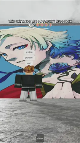 Hardest blue lock quiz #robloxfyp #roblox #anime #animetrivia #bluelock 