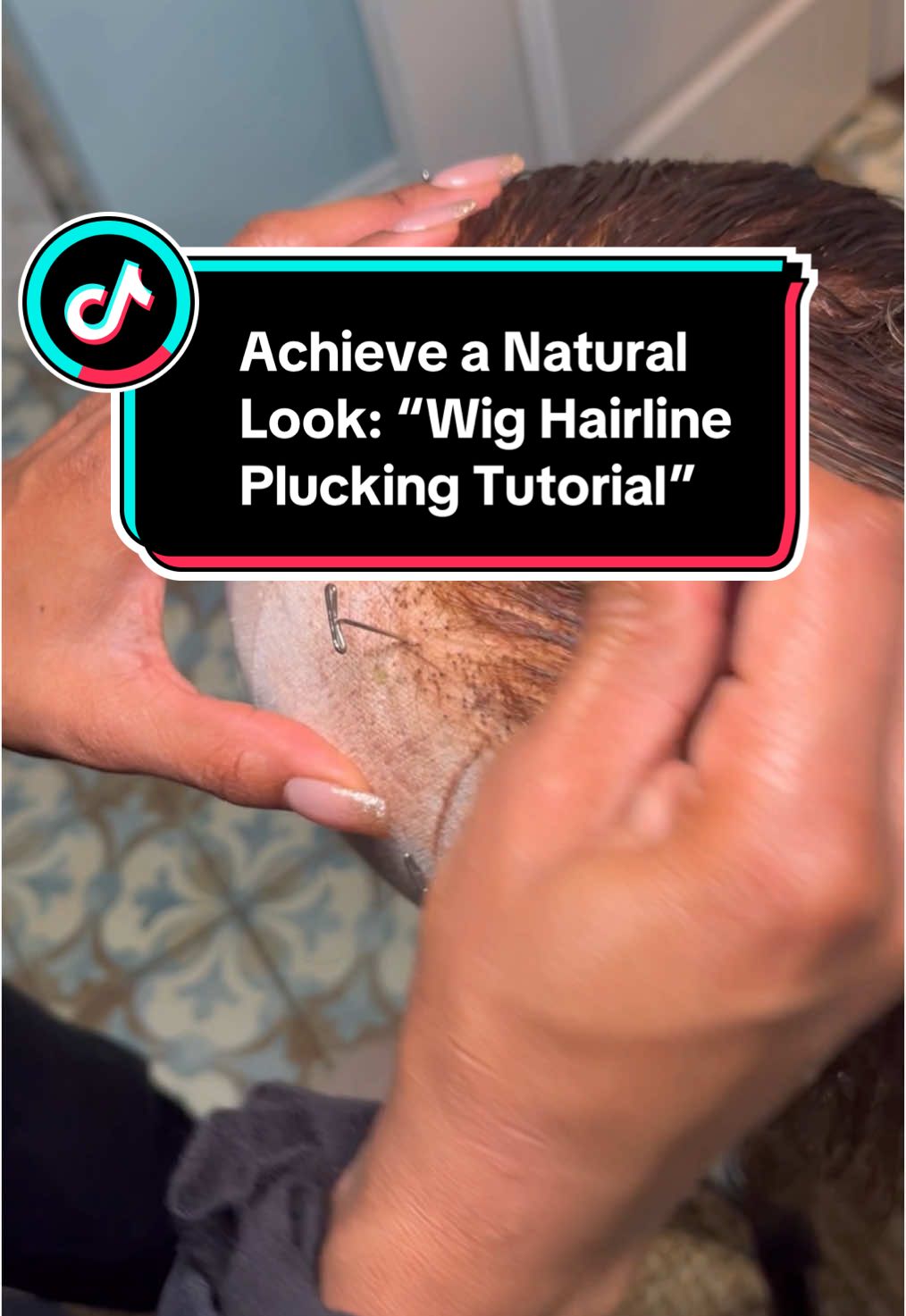 “Achieve a Natural Look: Wig Hairline Plucking Tutorial