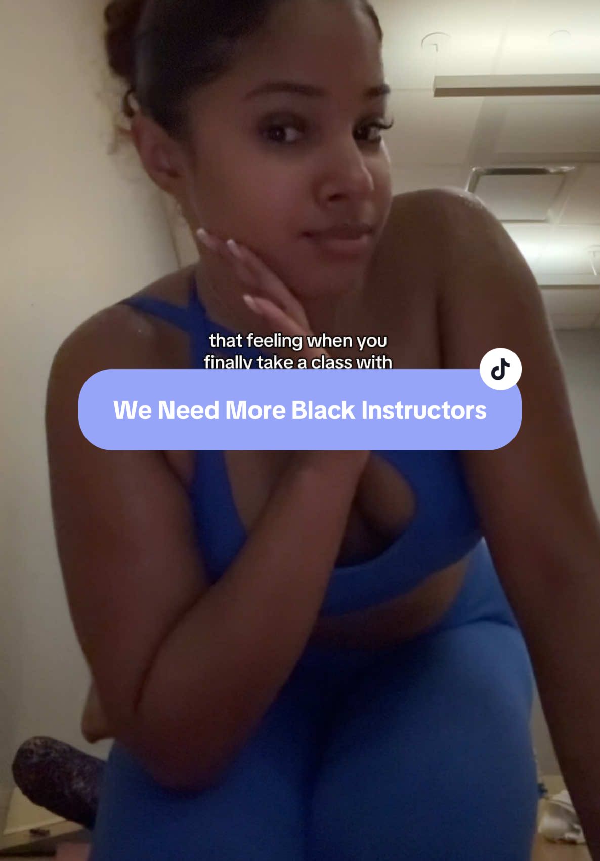 We need more black fitness instructors! I think I love it here enough to do back to back classes (I did)  #fyp #blackgirlfitness #heatedworkout #nycfitness #fitnessgirl #blackfitness #blackfitnesswomen 