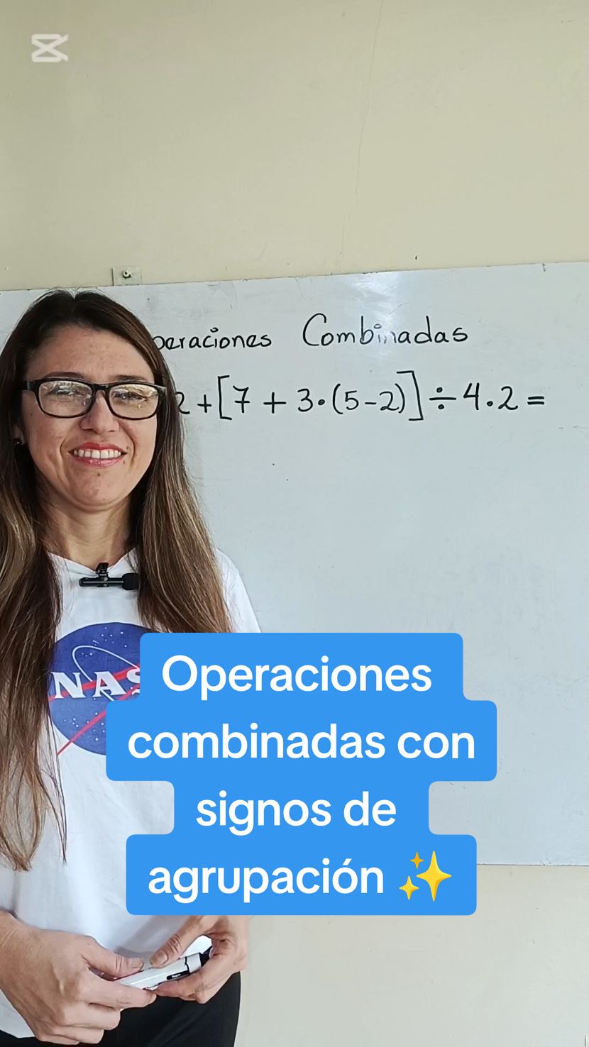 Operaciones combinadas con signos de agrupación #operacionescombinadas #algebra #matematica #profetiktoker #AprendeEnTikTok #profesoresentiktok #tachira_venezuela🇻🇪 #longervideo #creatorsearchinsights  #CerealCerdik 