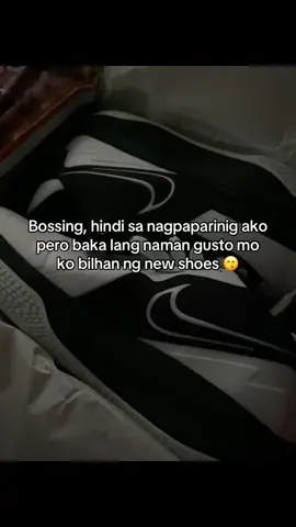 Bossing, kahit eto lang sa new year oh ehem 😋💗 #shoes #shoesrecommendations #giftsforboyfriend #cheapandgoodqualityshoes #wishlist #gifts #shoesformen #shoesforvolleyball #shoesforbasketball #nike 