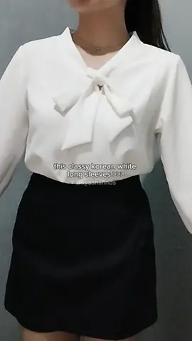 this classy korean white long sleeve is on 🔝😩 #polo #longsleeve #koreanpolo #koreanoutfit #recos #fyp #fypシ゚viral 