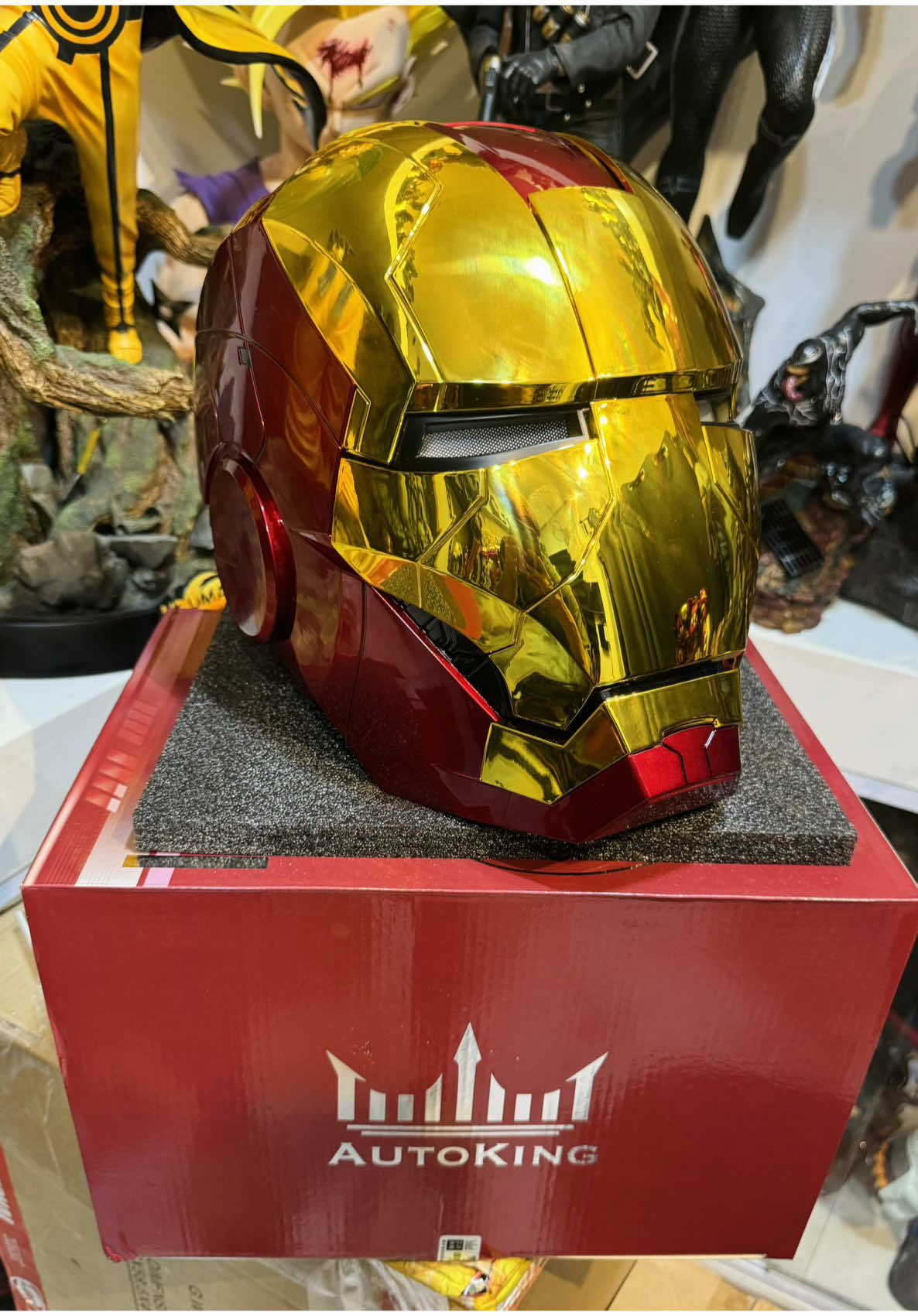 Autoking Ironman Helmet voice control wearable helmet 1/1 scale #Ironman #IronmanHelmet #Autokingironmanhelmet #Marvels