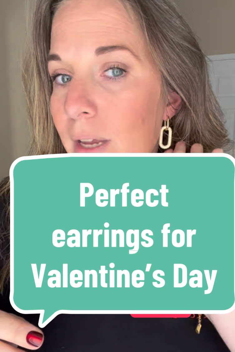 2-in-1 earrings! These are going to be perfect for Valentine’s Day dates and gifts. She will love them! #earrings #tiktokjewelry #ValentinesDay #valentinegifts #giftsforher #affordablegifts 