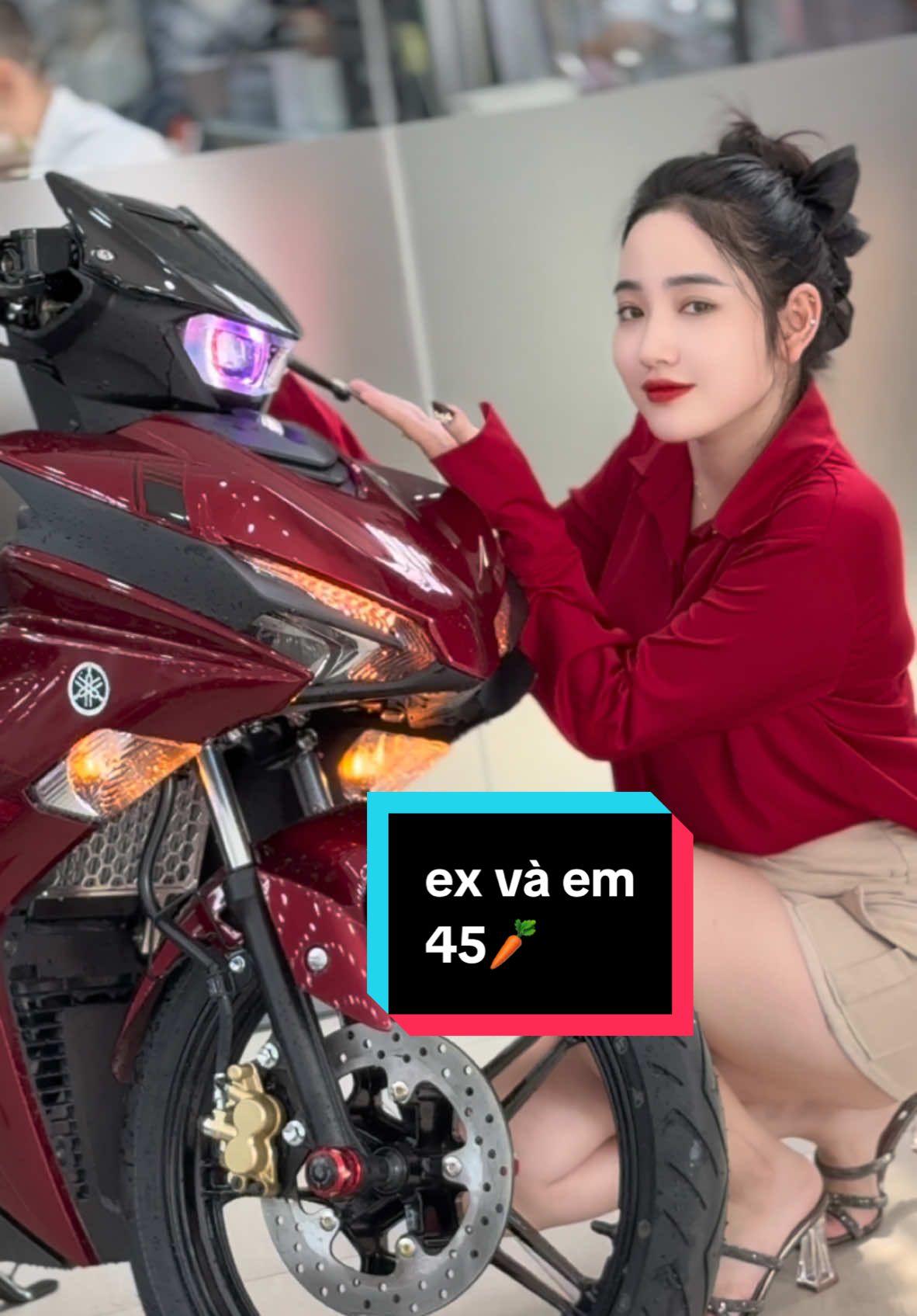Exciter 155 Đỏ Và Em Cũng Đỏ #ex #exiter155 #xedep 