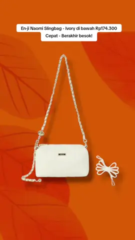 En-ji Naomi Slingbag - Ivory di bawah Rp174.300 Cepat - Berakhir besok!