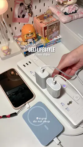 ổ điện deli tiện lợi, an toàn khi sử dụng 👌 #unboxing#odien#ocamdien#ochiadien#deli#delilifestyle#xuhuong#viral#foryou#fyp