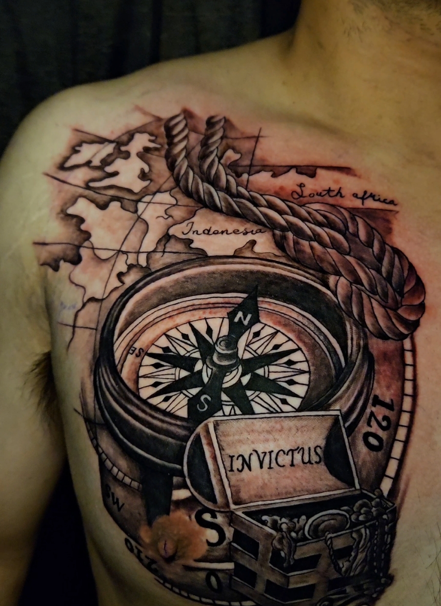 compass on chest.. #tato #tattooptc #destroyertattoo #finelinetattoo #tattoominimalist #tattoosurabaya #tattooideas #tatto #tatto #tattoosby #surabayatattoo #sbytattoo #tattoo #tattosurabaya 