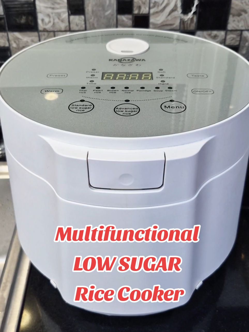 Multifunctional Low Sugar Rice Cooker | Kanazawa #ricecooker #appliances  #lowsugar #multifunctional #kanazawa #madeinjapan #diet #kitchen #Home 