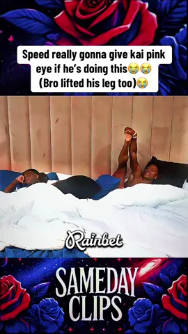 Speed really gonna give kai pink eye if he’s doing this😭😭 (Bro lifted his leg too)😭 #fyp #kaicenat 