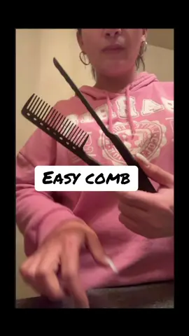 Herstyler Straightening Comb For Hair - Flat Iron Comb For Great Tresses With A Firm Grip (Pink) Smooth Handy Comfortable Comb. #easycomb  #hairstyle #hairtok  @herstyler.haircare 
