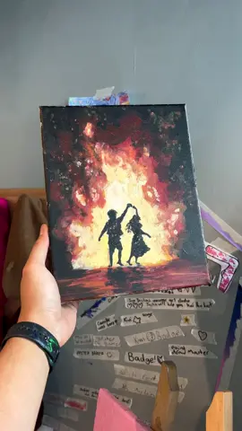 Dancing in the chaos 🖤✨ #abstract #paintingart #artprocess #acrylicpainting #canvaspainting 