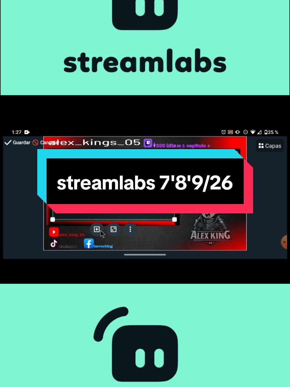 partes 7 , 8 y 9 de 26 streamlabs tutorial para Android. cómo trasmitir directos más profesionales desde tu celular móvil    #LiveOutlandish #streamlabs #redessociales 