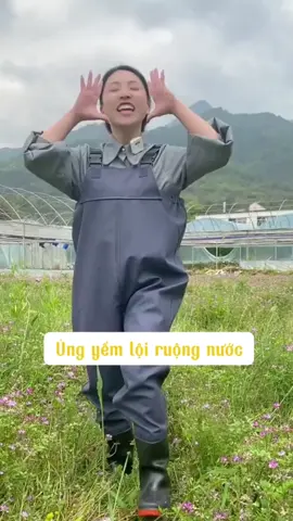 Quần Yếm Ủng 2 Trong 1, lội nước không lo ướt #giadungquangthang #quanaobaoholaodong #xuhuongtiktok #giadungthongminh