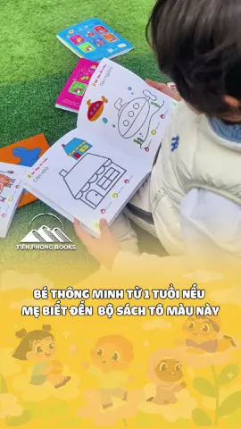Bé Thông Minh Từ 1 Tuổi: Khám Phá Bộ Sách Tập Tô Màu Giúp Con Vừa Học Vừa Chơi!