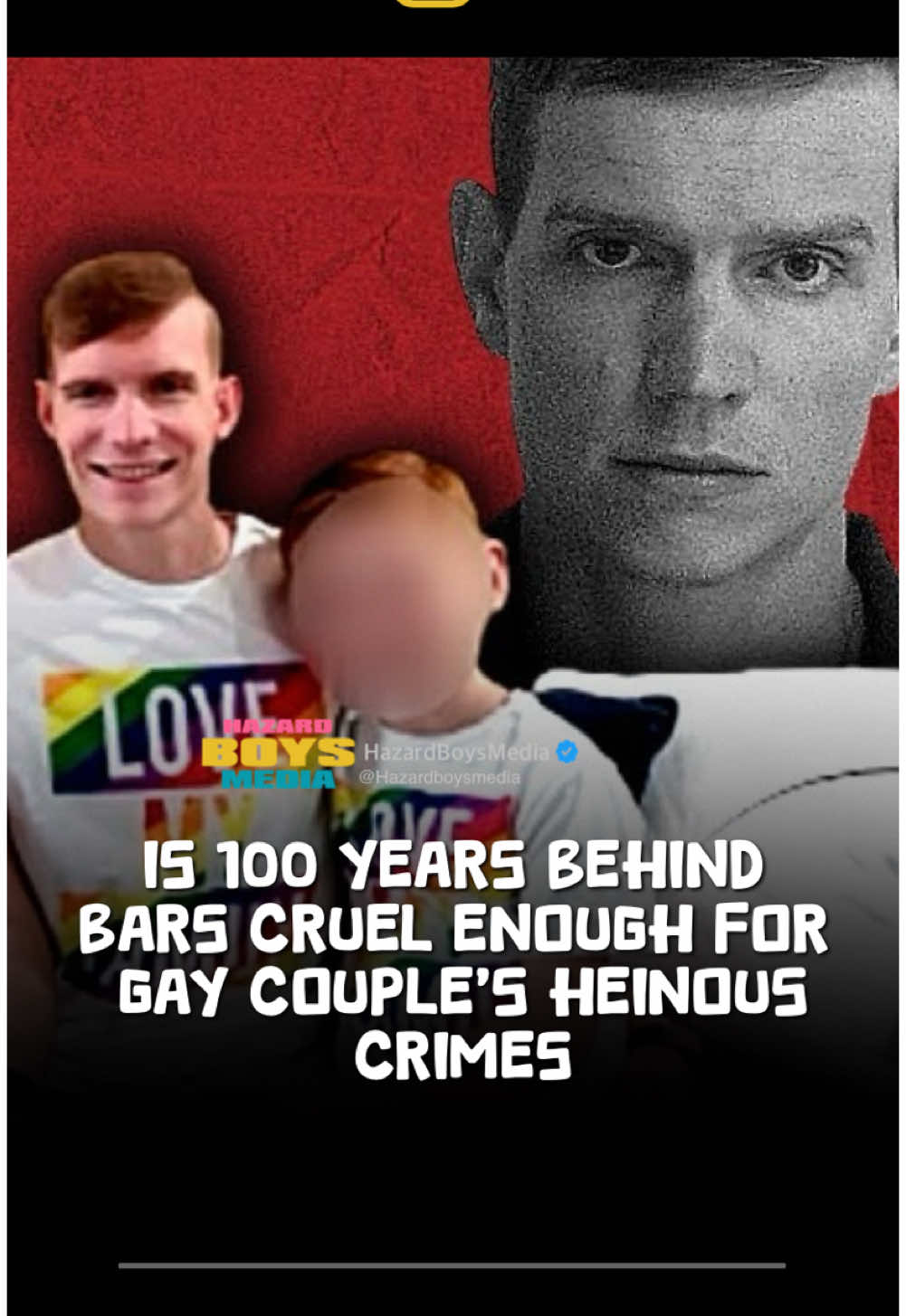 Is 100 years behind bars cruel enough for gay couple’s heinous crimes #crime #arrested #protectourchildren #prison #pbd #hazardboys