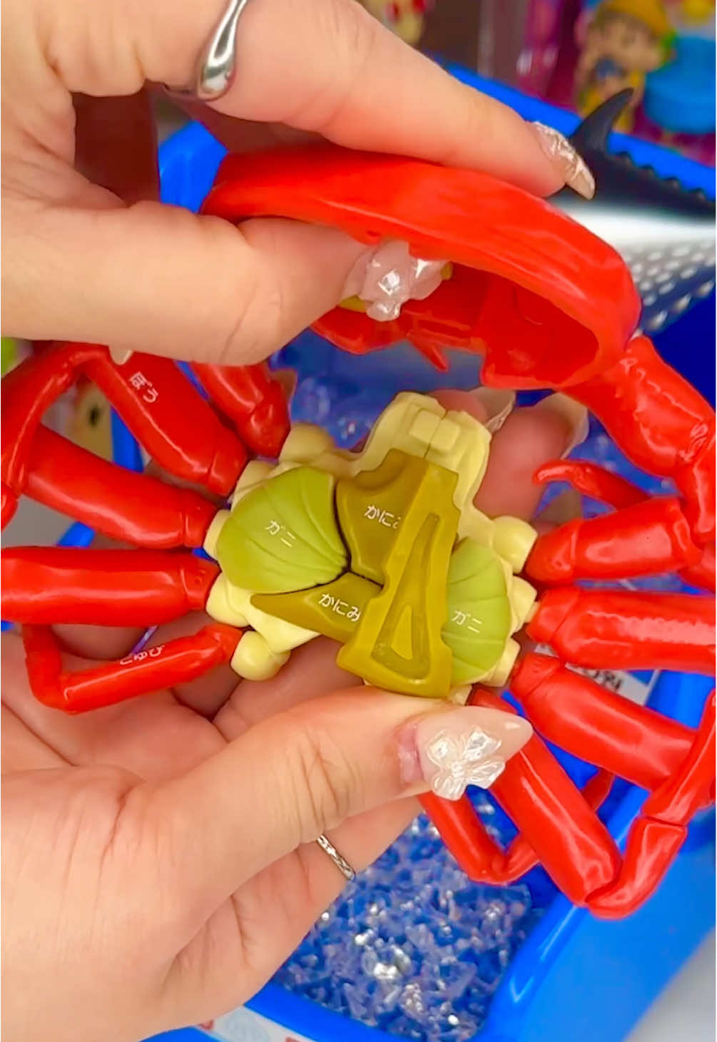 꽃게를 요리하는 방법🦀 #asmr #toys #satisfying #playing #joy #eating #seafood #crab #cooking #장난감 #요리 