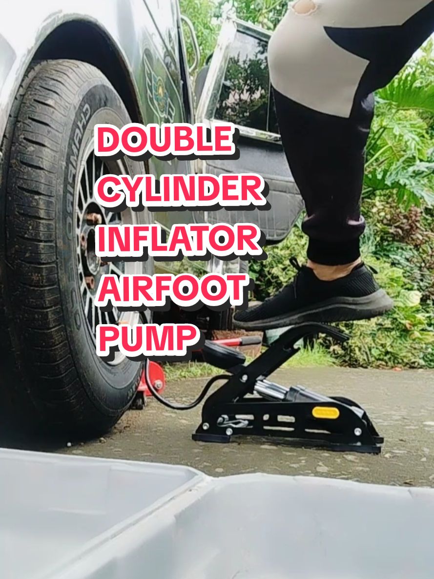 DOUBLE CYLINDER INFLATOR MULTIPURPOSE AIRFOOT PUMP #inflator #inflatorpump #wheels #creatorsearchinsights #jema #cylinder 