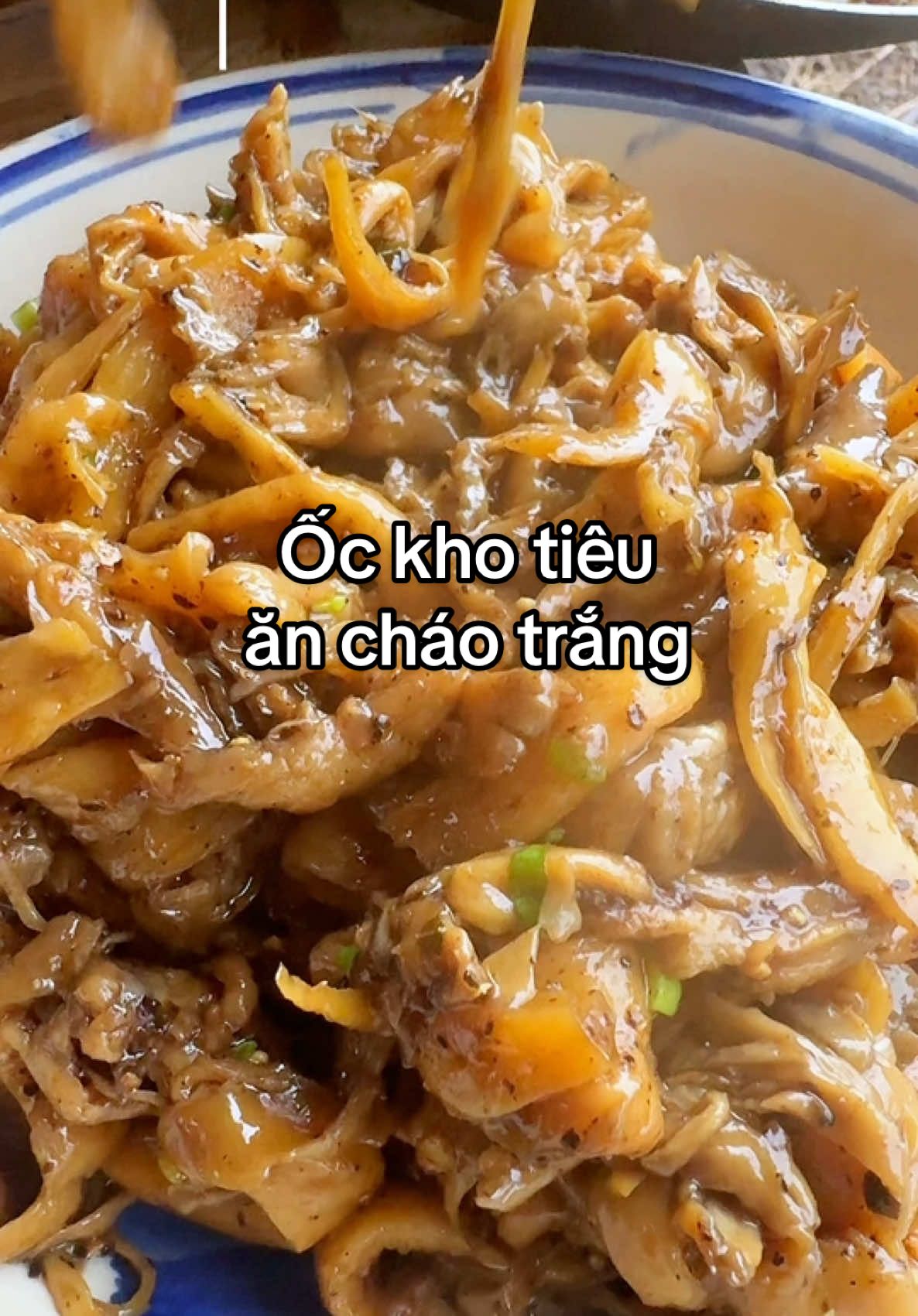 Ốc kho tiêu ăn cháo trắng ( bữa chay đạm bạc tập 6 ) #nguyetanh6633 #amthucchay 