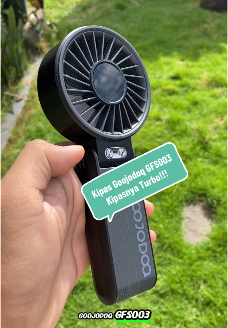 KIPAS GOOJODOQ GFS003 Kipas angin tangan turbo dengan desain keren dan bisa dilipat, checkout sekarang sebelum kehabisan! #goojodoqgfs003 #kipasgoojodoq #kipasgoojodoqgfs003 #kipasangintanganturbo 