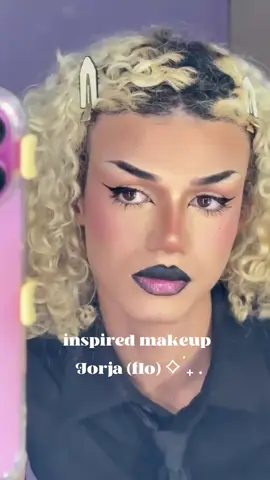 jorja (FLO) inspired makeup @FLO  @Jorja   #makeup  #makemefamous  #beauty #maquillaje  #maquillajetutorial #maquiagem #tiktokbeleza 