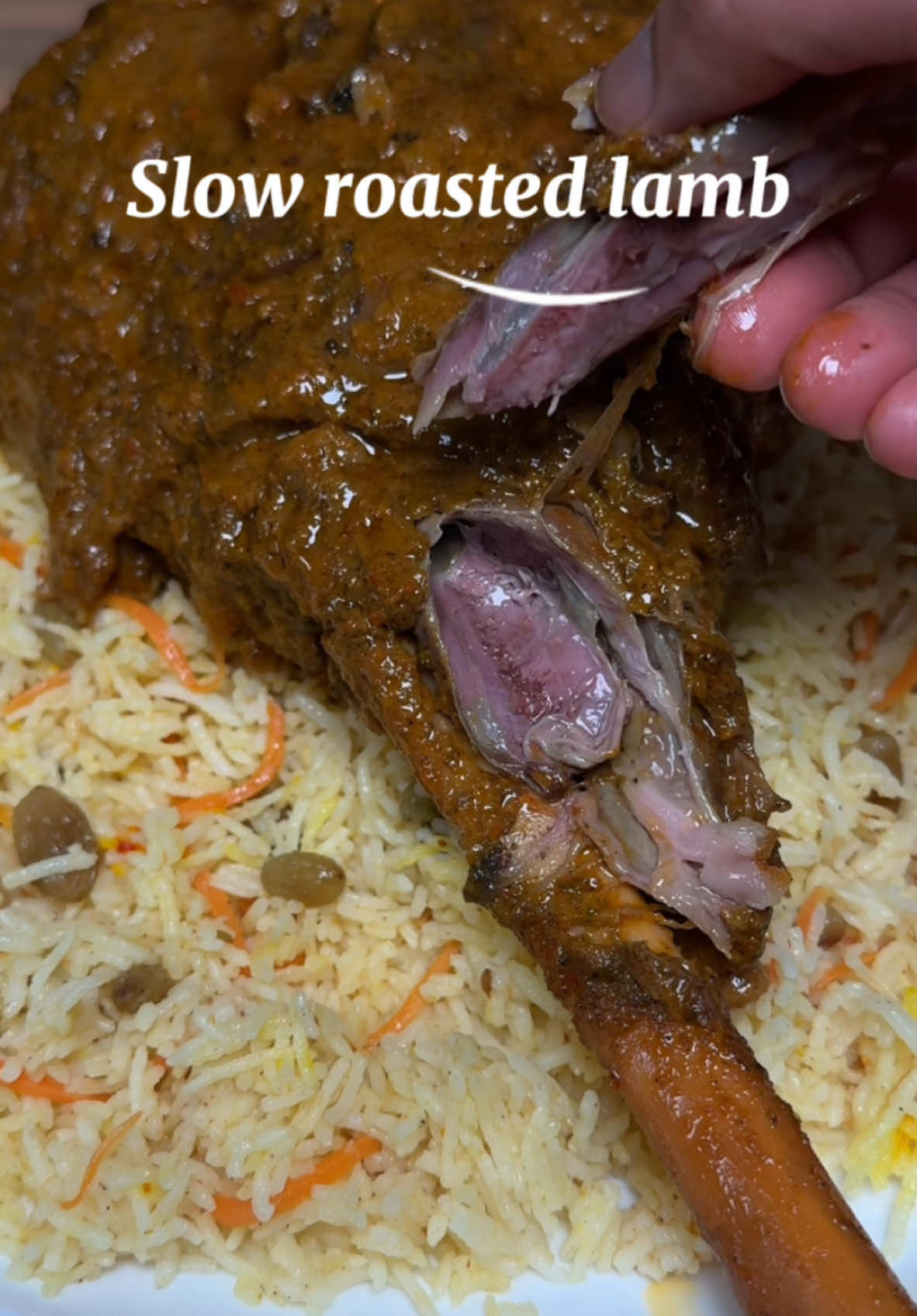 My version Of Slow Roasted Lamb Leg Recipe! . . #fyp #asmr #Recipe #food #cooking #lambleg #roastdinner #lambroast 
