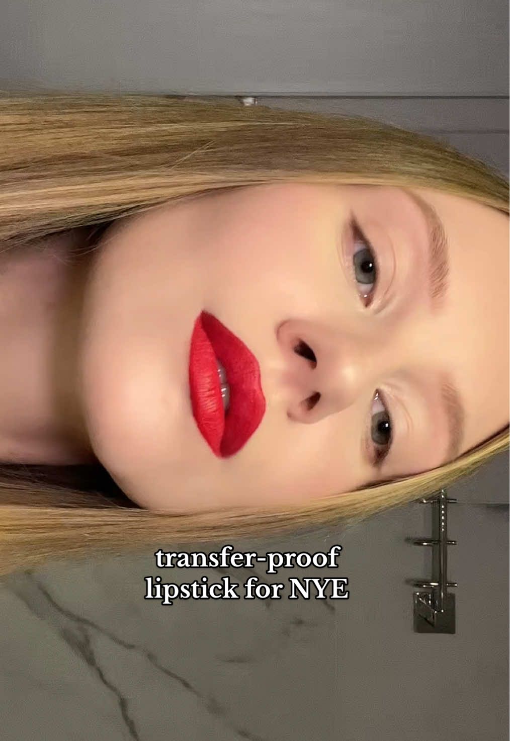 I trust it more than myself  #transferprooflipstick #sephoracreamlipstain #holidaylips #longlastinglipstick #makeupreview #redmattelipstick 