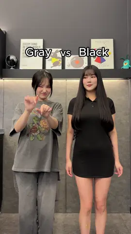 Gray vs Black
