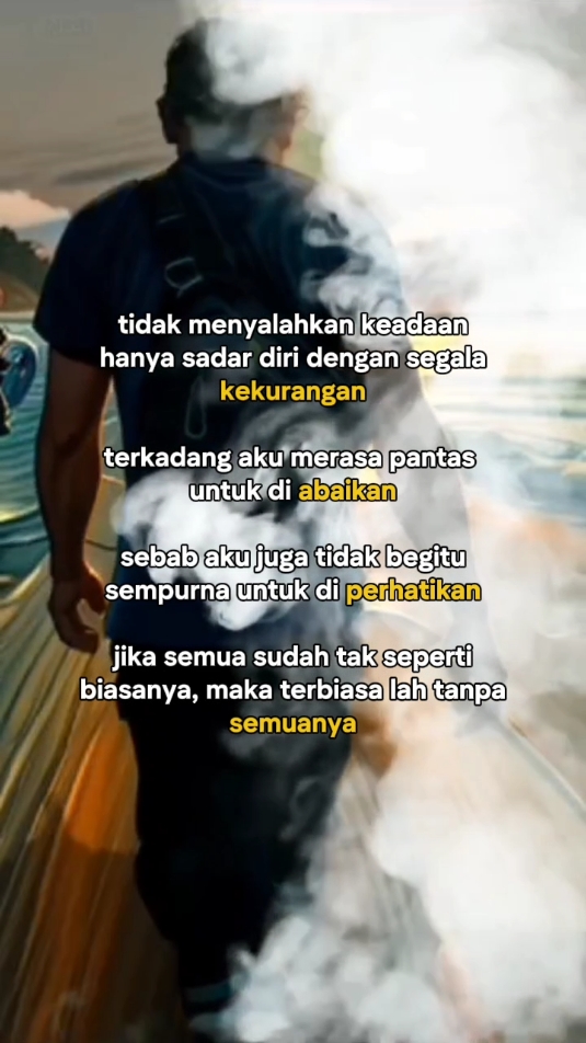 terbiasalah tanpa semuanya#quotes #story #motivation 