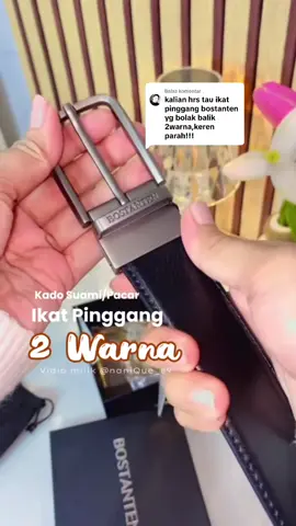 Membalas @. betul,Ikat Pinggang 2warna harus punya juga😍😍♥️#ikatpinggangbolakbalik#ikatpinggangbostanten#kadosuami#kadopacar#kadocowok#kadoulangtahun#nanique_89 #ikatpinggangpria#fyp #viral #masukberanda #jagoanvideotrending #cuantanpabatas #festivalgajiandesember 