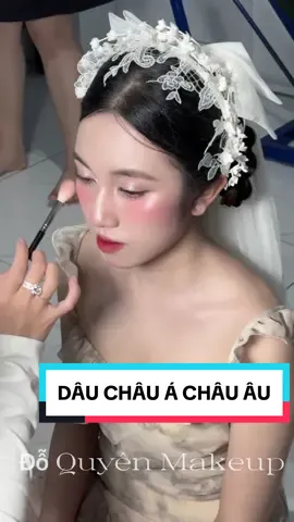 Cổ đẹp quá😍Cổ Trung Quốc Châu Âu mà Châu Á VietNam s đâu á. Dâu tiệc tối đẹp nhất đêm nay,ở ngoài đẹp hơn trong clip 1000lần👰🏻  #xuhuongtiktok #vairal #đỗquyênmakeup #xuhuong 