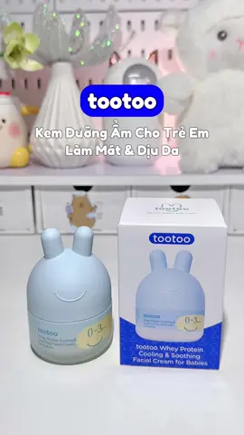 Kem dưỡng ẩm cho bé tootoo 0-13 tuổi. Thành phần an toàn lành tính hỗ trợ làm mát & dịu da #kemduongamchobe #tootoo#kemduongamtootoo #kemembe #skincare 