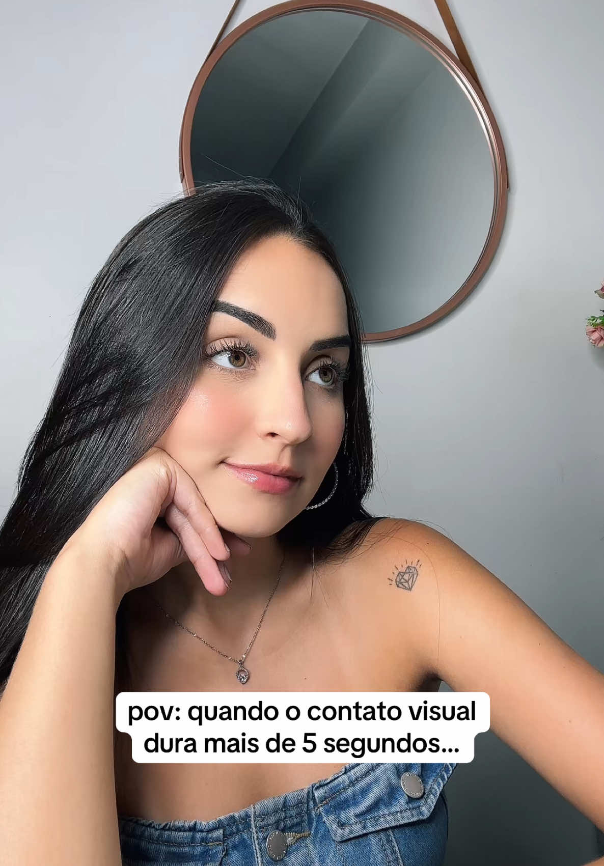 Quando isso acontece…👀❤️‍🔥 #linguagemcorporal #contatovisual #paixao 