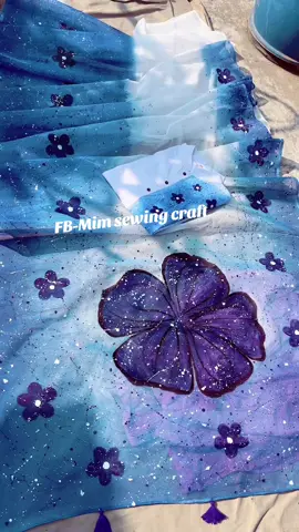 Couple set 💙🤍page👉 Mim sewing craft #foryoupage #fyp #coupleset #saree #fypシ #foryou #panjabi #unfreezemyacount 