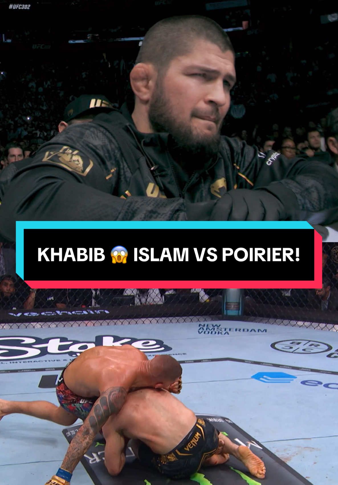 Mic’d Up! Coach Khabib went NUTS when Islam Makhachev submitted Dustin Poirier 😱 #UFC #khabib #islammakhachev #khabib_nurmagomedov #ufcfighter #ufcfightnight #UFC #ufcvideo #dustinpoirier 