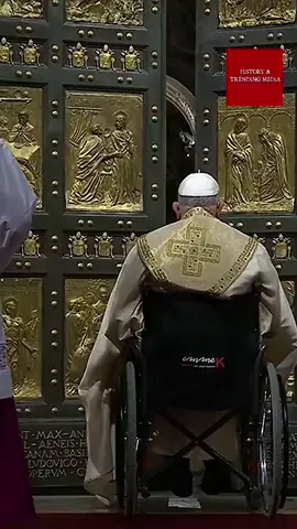 Pope Francis has opened St.  Peter's Holy Door, beginning the 2025. 
