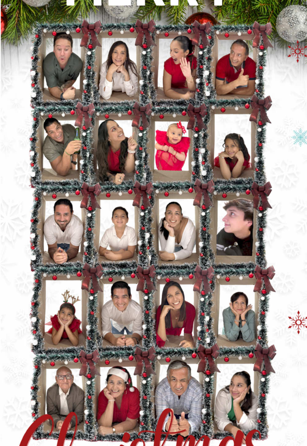 No pudimos resistirnos así que hicimos este Trend para la foto Familiar en Navidad 🎄💫🫶🏻  Inspo @Paola 🌺🌴  #fotonavidad #fotonavideña #navidad2024 #fotofamiliar #postaldenavidad #inspiration #foto #fotogrupal #familia #fotocaja #cajanavidad #fyp 