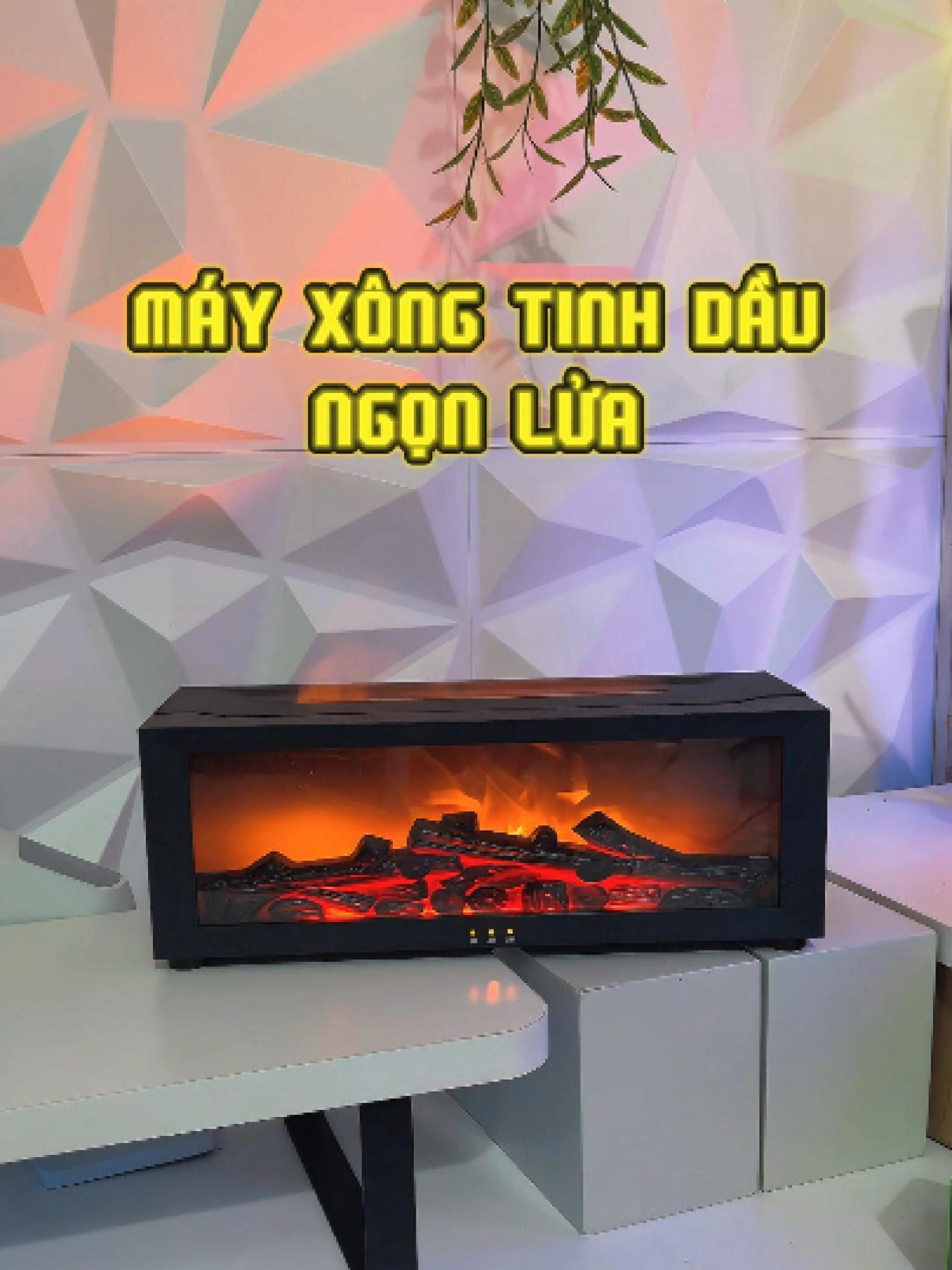 Phiên bản mới của máy xông tinh dầu ngọn lửa #mayxongtinhdaungonlua #mayxongtinhdau #tiktoktech #muataitiktokshop #chungbisetup