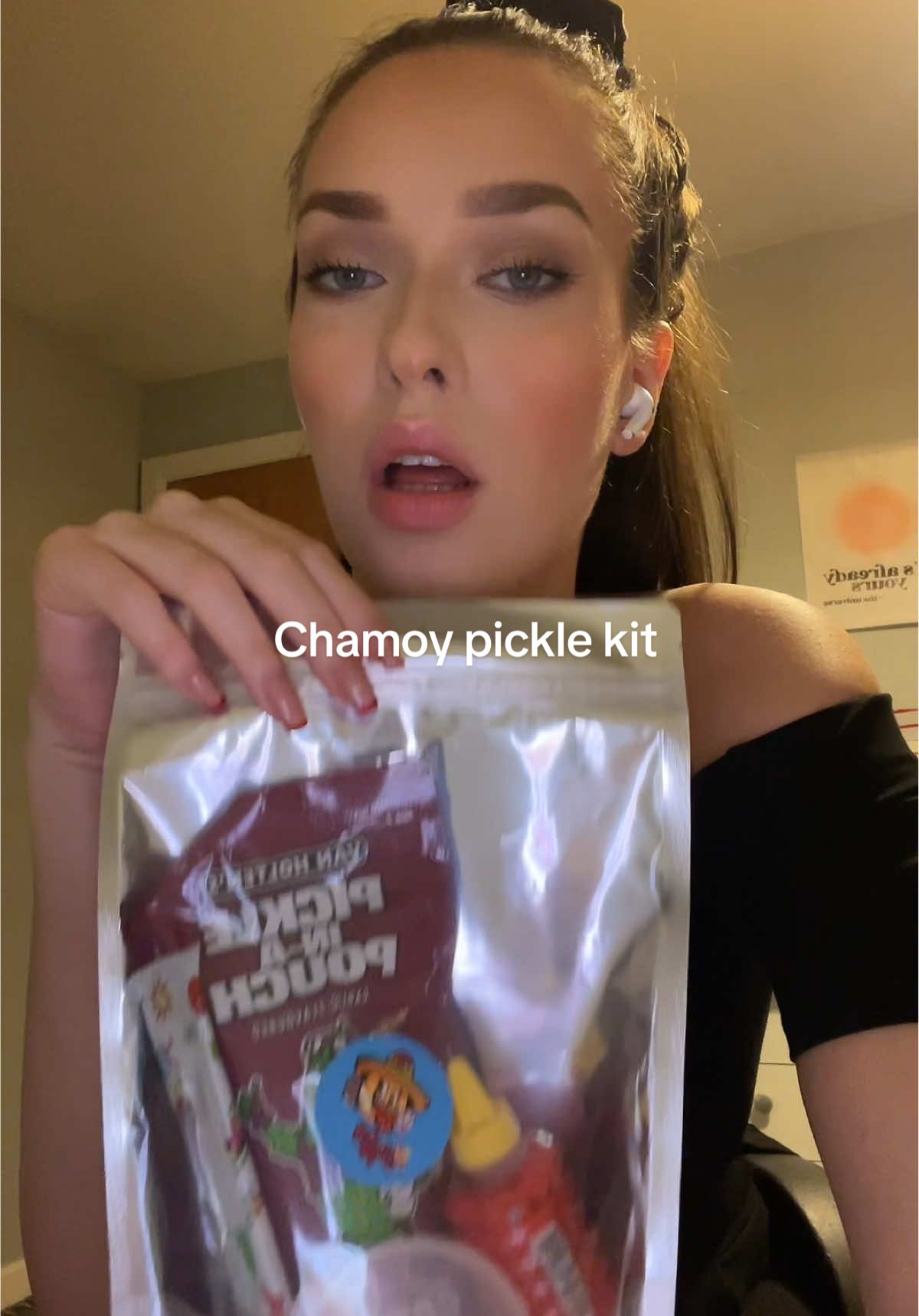 @ChamoyGuysUK why’d you send me a tiny a$$ pickle though😭#chamoypickle #chamoypicklekit  #picklekit #asmr #fypviralシ #goviral 